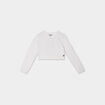 Gilet manches longues ivoire fille