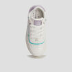 Tennis zippées Lulu Castagnette blanc fille