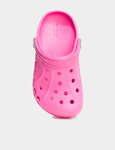 Sabots de plage Crocs rose fluo fille