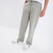 Pantalon chino mélange lin coton vert kaki homme