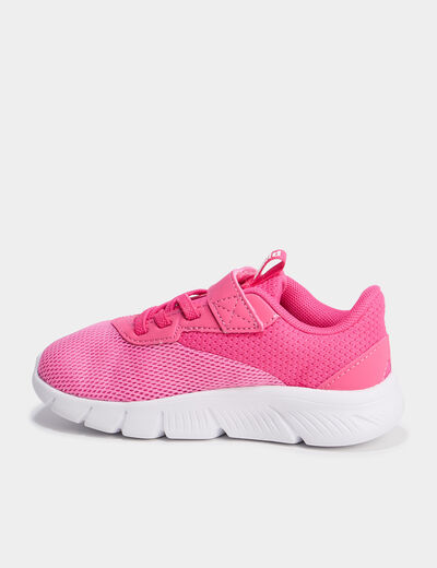 Baskets running scratchs Puma Flexfocus rose fluo fille