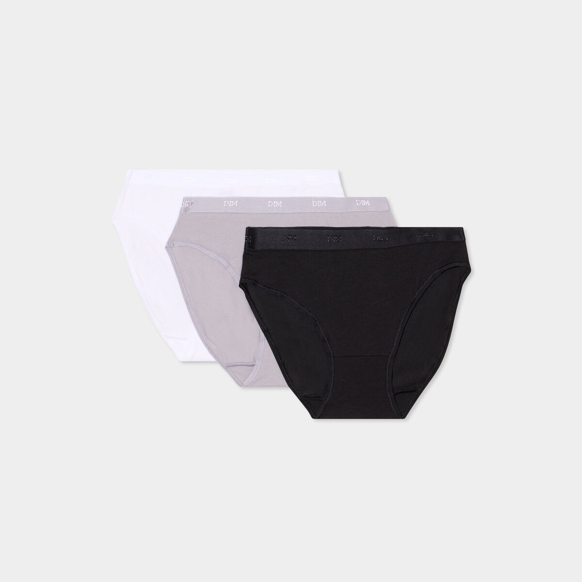 Lot 3 culottes coton gris femme