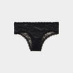 Shorty en dentelle noir femme