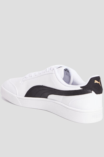 Baskets &agrave; lacets Puma Shuffle blanc gar&ccedil;on