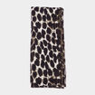Foulard motif panthère gris femme