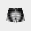 Short effet crochet noir femme