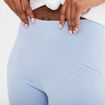 Legging taille haute bleu clair femme