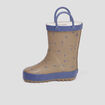 Bottes de pluie avec anses marron bébé garçon