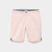 Bermuda short chino straight stretch rose pastel homme
