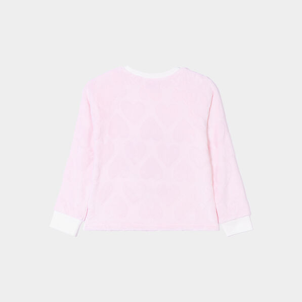 ensemble pyjama pantalon pilou 3 pieces rose poudree fille Ensemble pyjama pantalon pilou 3 pièces rose poudrée fille