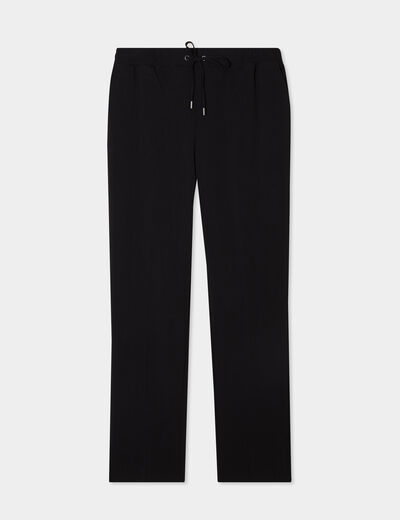 Pantalon de jogging chino noir femme