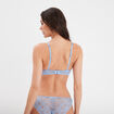 Soutien-gorge emboîtant paddé dentelle bleu clair femme