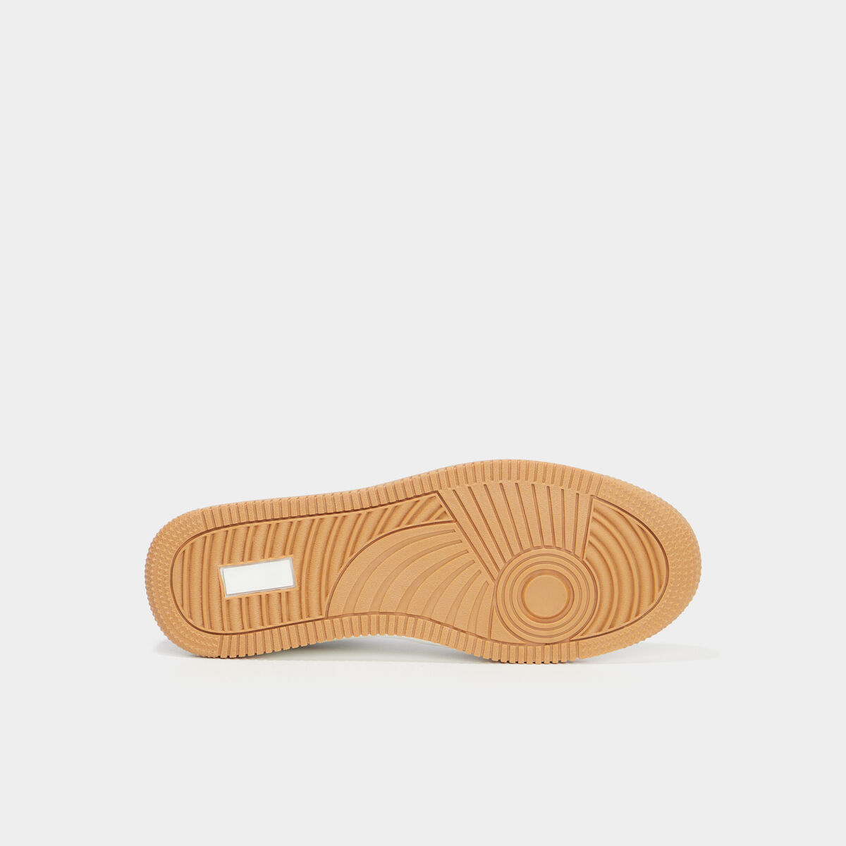 Baskets avec semelle &eacute;paisse jaune or femme