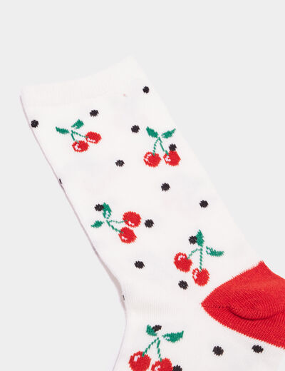 Lot 5 paires chaussettes multicolore femme