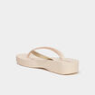 Tongs plateformes Ipanema sable femme