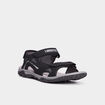 Sandales à scratchs noir homme