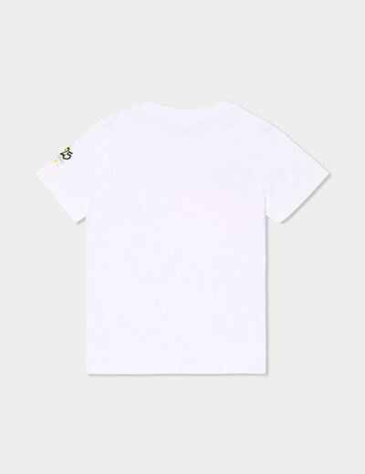 T-shirt manches courtes Pokémon Pikachu blanc garçon