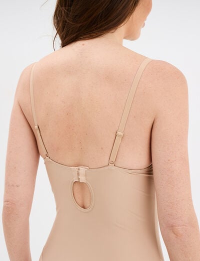 Body gainant beige femme