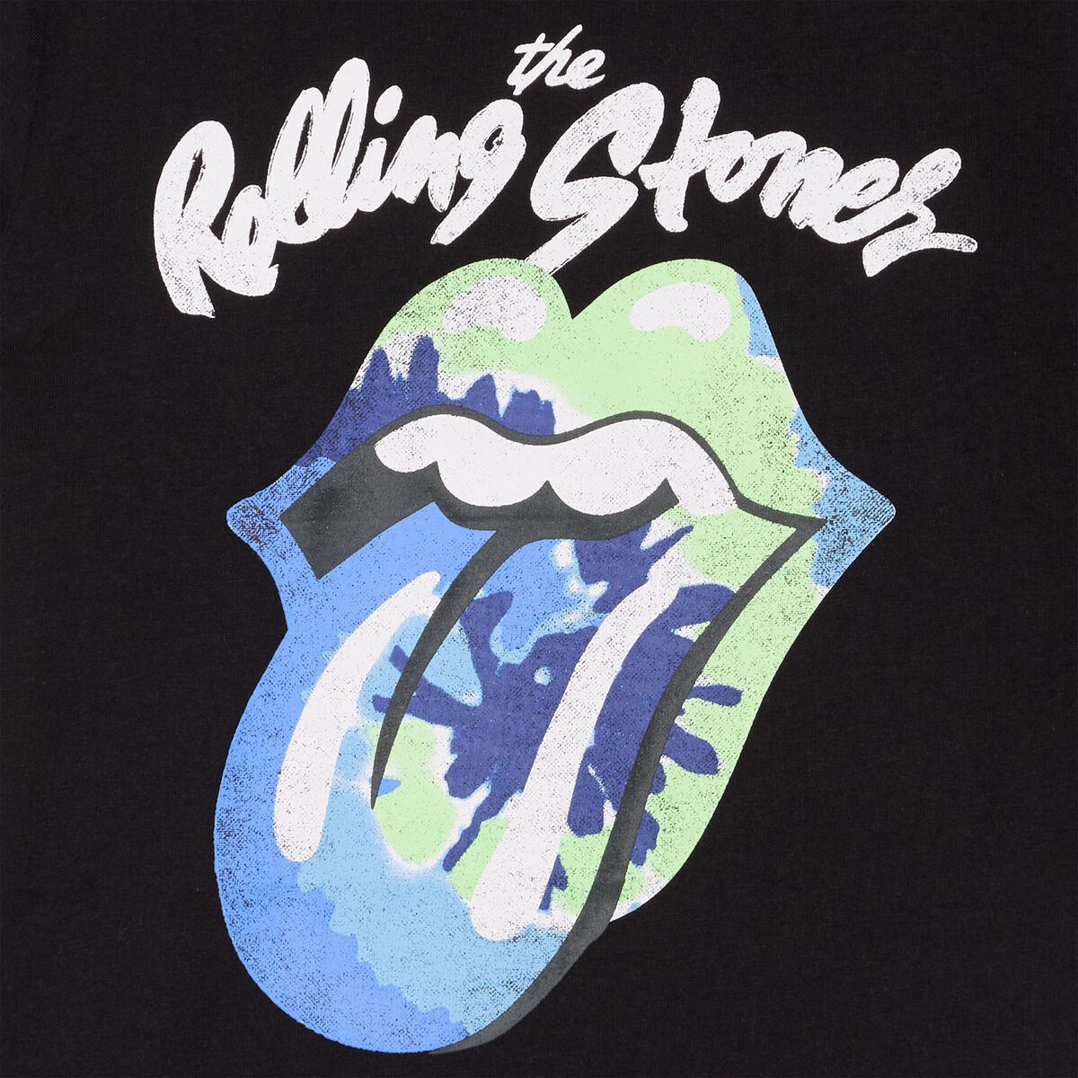 T-shirt manches courtes Rolling Stones noir gar&ccedil;on