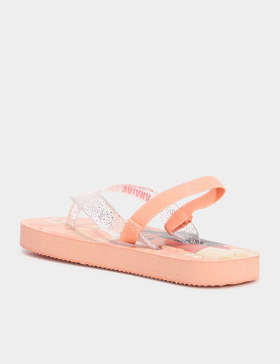 Tongs de plage Vaiana rose fille