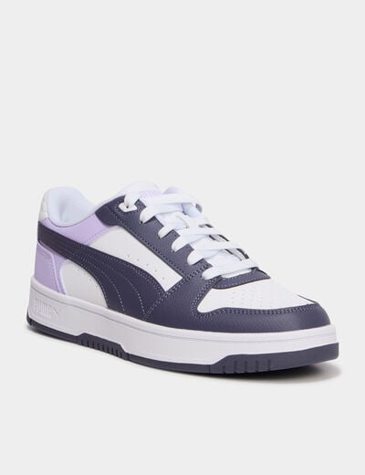 Baskets &agrave; lacets Puma Rebound Slam violet fille