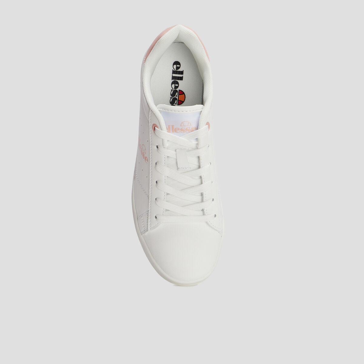 Tennis &agrave; lacets Ellesse blanc femme