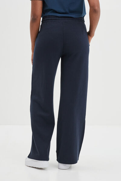 Pantalon de jogging large Creeks bleu marine femme