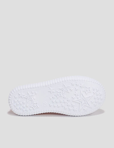 Babies en toile avec noeuds multicolore fille