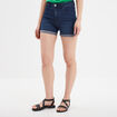 Short en jean slim denim brut femme