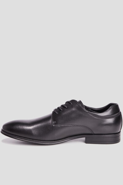 Derbies lacées noir homme