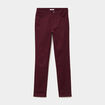 Pantalon slim stretch violet fonc&eacute; femme