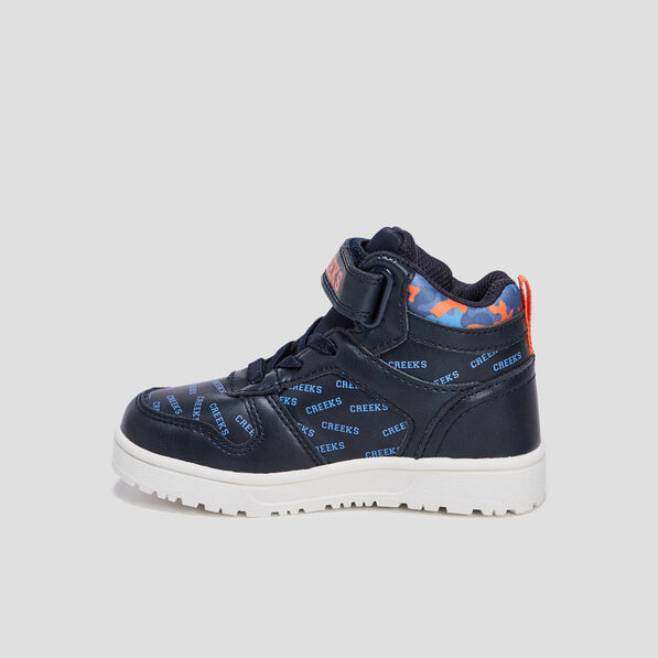 Baskets montantes Creeks bleu marine garçon