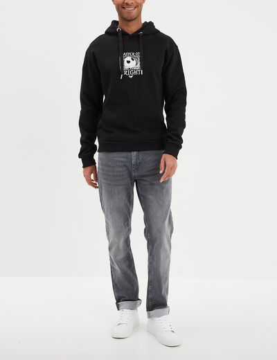 Sweat hoodie Étrange Noël monsieur Jack noir homme