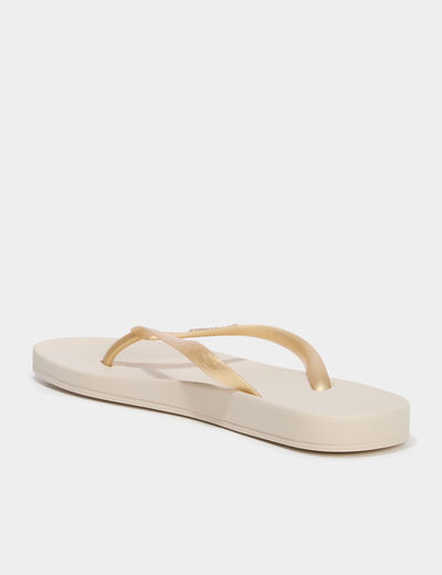 Tongs Ipanema jaune or femme