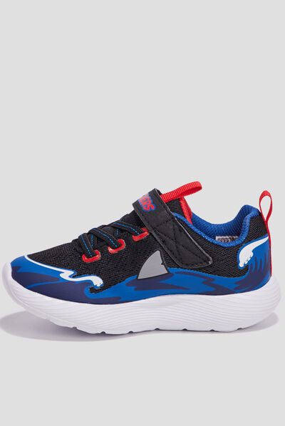 Runnings à lacets Skechers Dynalite bleu garçon
