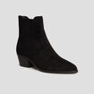 Bottines santiags à talons noir femme