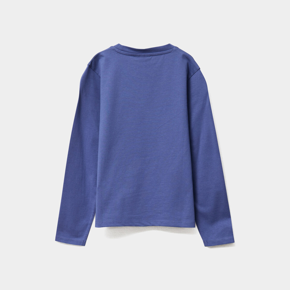 T-shirt manches longues coton Stitch bleu fille