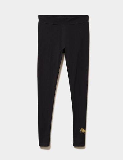 Legging stretch coton majoritaire Puma noir femme