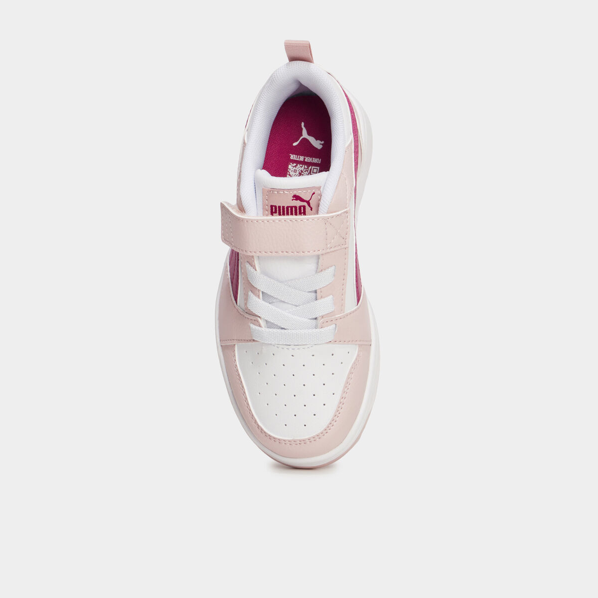 Tennis basses à lacets Puma V6 rose fushia fille