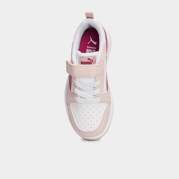 tennis basses a lacets puma v6 rose fushia fille Tennis basses à lacets Puma V6 rose fushia fille
