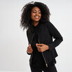 Veste cintrée zippée noir femme