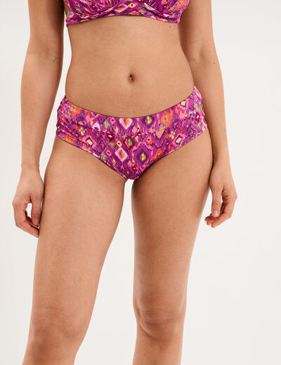 Bas de maillot de bain shorty violet femme