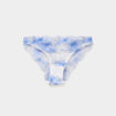 Shorty en dentelle bleu clair femme