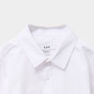 Chemise manches longues blanc gar&ccedil;on