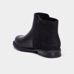 Boots chelsea plates noir fille