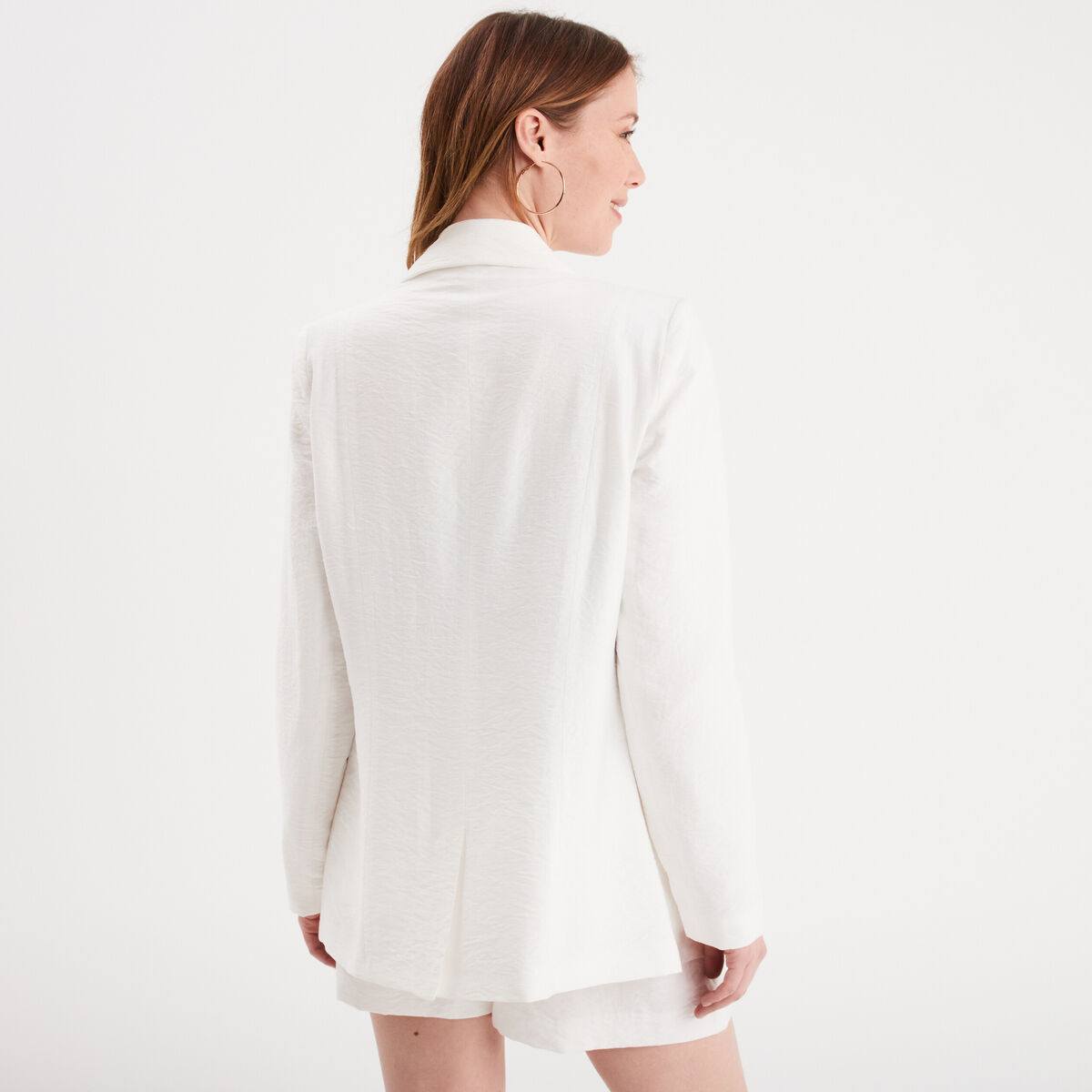 Blazer boutonné Mosquitos ivoire femme