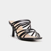Mules à talons multibrides Mosquitos noir femme