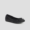 Ballerines à paillettes noir fille