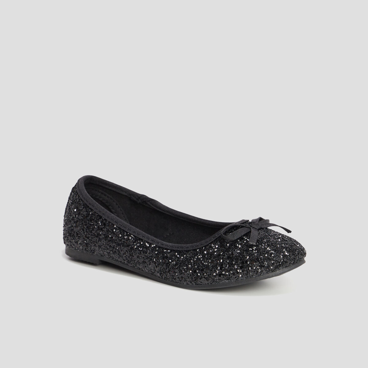 Ballerines à paillettes noir fille