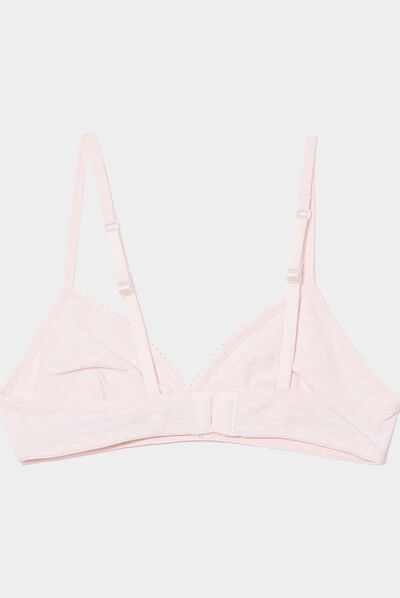 Lot 2 soutiens-gorge rose clair fille